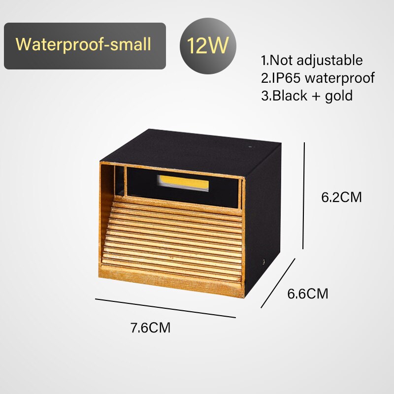 Wall lamp LED motion sensor IP65 waterproof 9W 12W 20W indoor and outdoor sconce bedroom living room courtyard corridor Entrance
