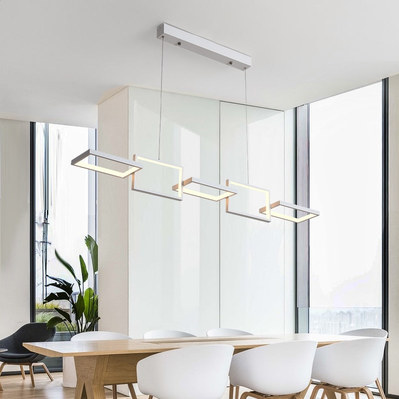 New hanging LED Chandeliers Aluminum Nordic lamp lustre led modern chandelier For kitchen Dining room led chandelier lighting