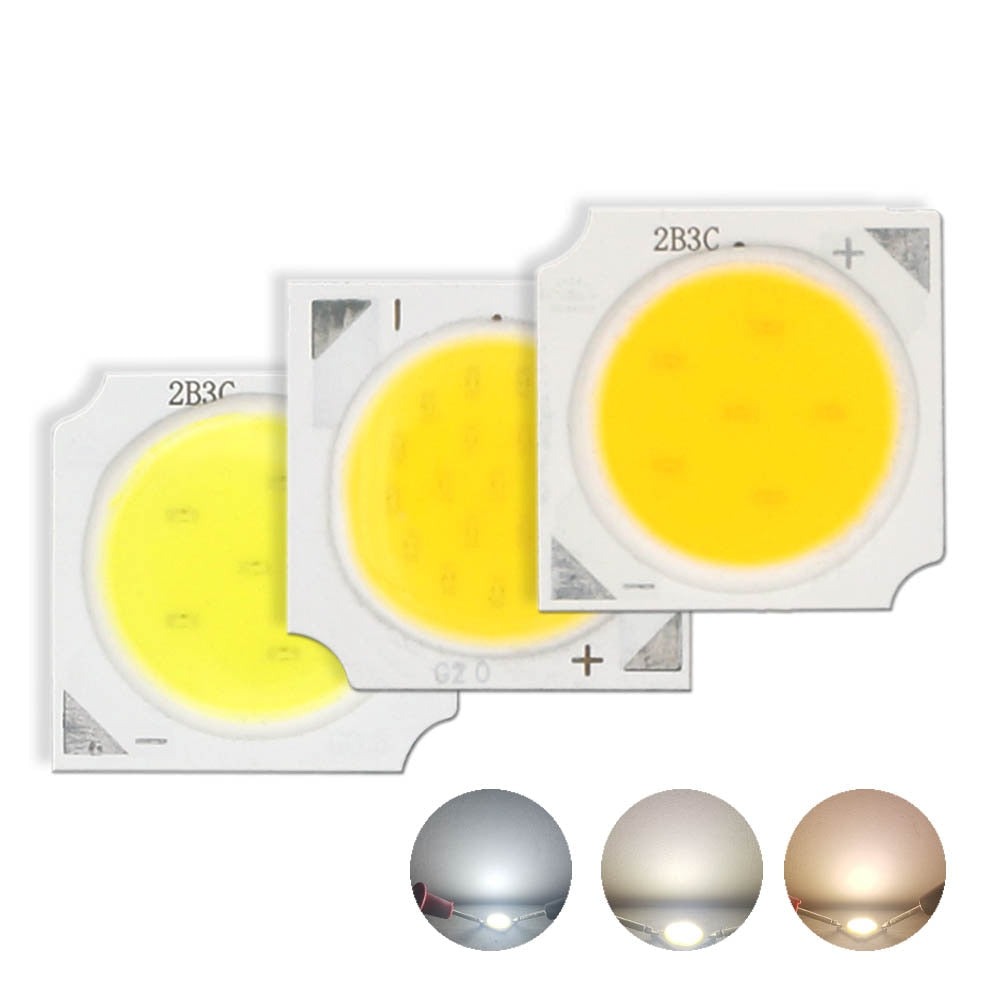 10pcs a lot 3W/5W/7W/10W 6500K/4000K/3000K LED COB Light Beads 1313 LED lamp Bead LED Bulb Chip Spot Light Downlight Diode Lamp