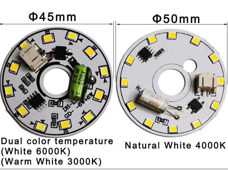 LED Bulb Lamp Chip 3W 6W 12W 18W AC 220V 240V Smart IC No Need Driver DIY Natural White For led downlight led Spotlight beads