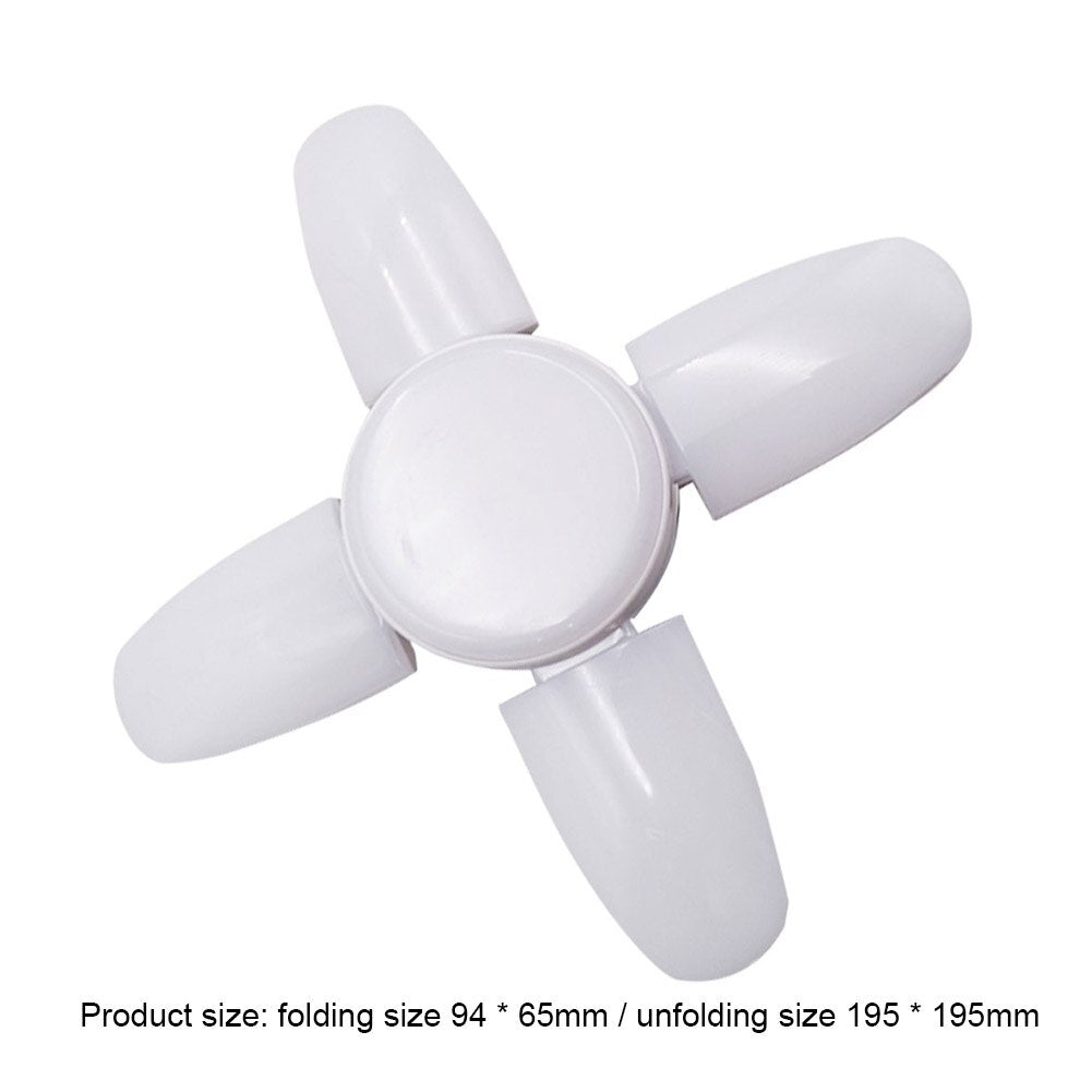 38W Super Bright LED Light Bulbs Industrial Lighting E27 Ceiling Fan LED Garage Light Deformable Folding Lamp for Workshop Home