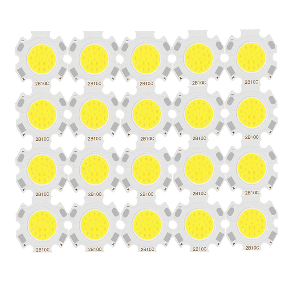 20pcs a Lot High Power LED COB Light Bulb 20mm 3W 5W 7W 10W Use 250mA LED Source Chip Light Lamp Downlight Lamps