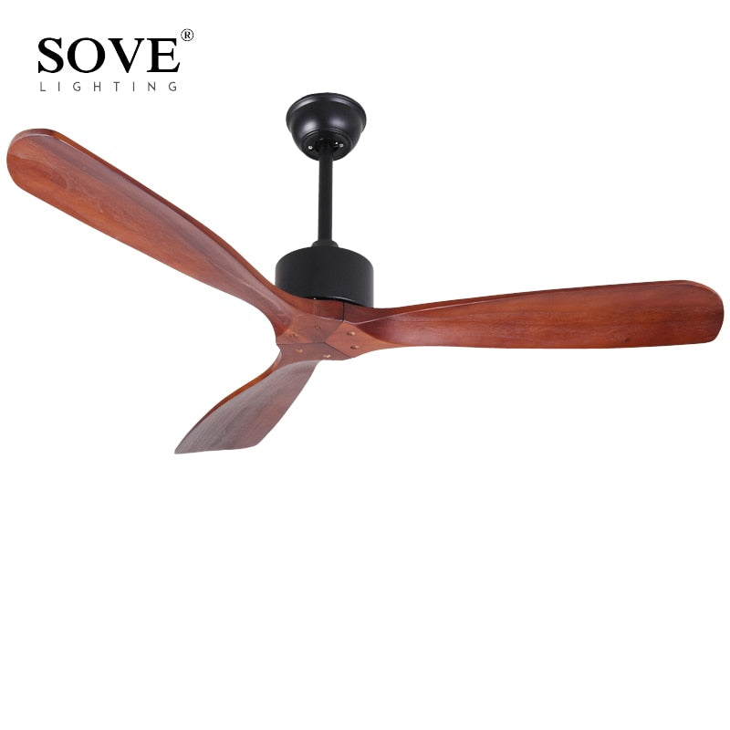 White Wooden Ceiling Fans Without Light Wooden Simple Ceiling Fans Wood Remote Control Room Loft Fan Ventilateur De Plafond