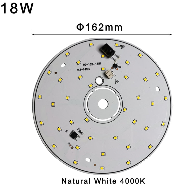 LED Bulb Lamp Chip 3W 6W 12W 18W AC 220V 240V Smart IC No Need Driver DIY Natural White For led downlight led Spotlight beads