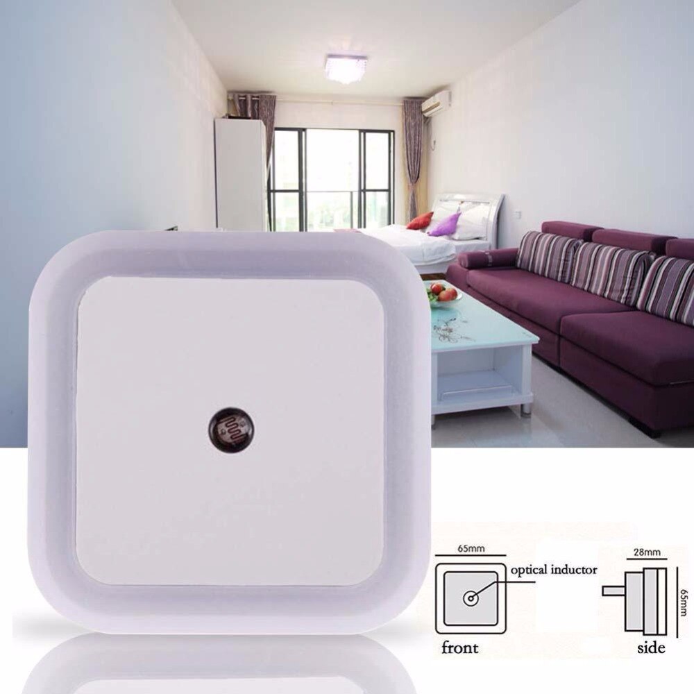 Christmas LED sensor night light for outlet toilet lights Light control US EU plug wall light Baby Sleep bedside lamp Backlight