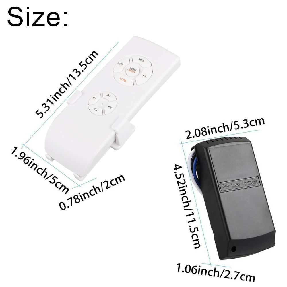 Wi-fi Fan Light Smart Switch Ceiling Fan Light Adjustable Fan Speed Controller for Alexa Google Home