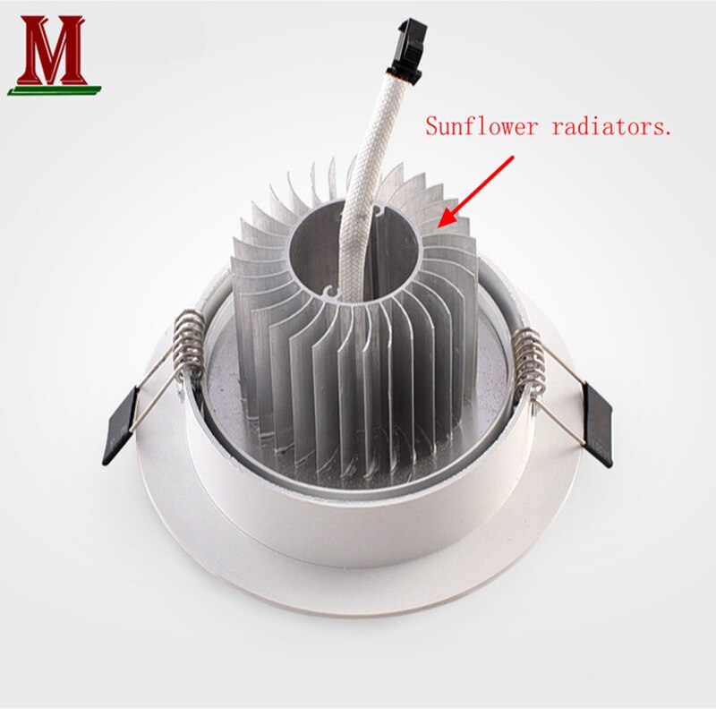 LED SCR Dimming Ceiling Light 3w5w7w9w12w15w18w21w24w High Power Downlight AC85-265v