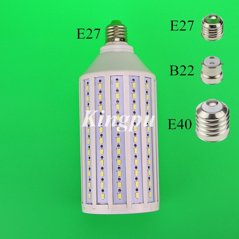 Led lamp E27 110V - 130V/220V 55W Epistar smd 5630 176 led corn light bulb LED Bulbs & Tubes Lumen 5000-5500LM