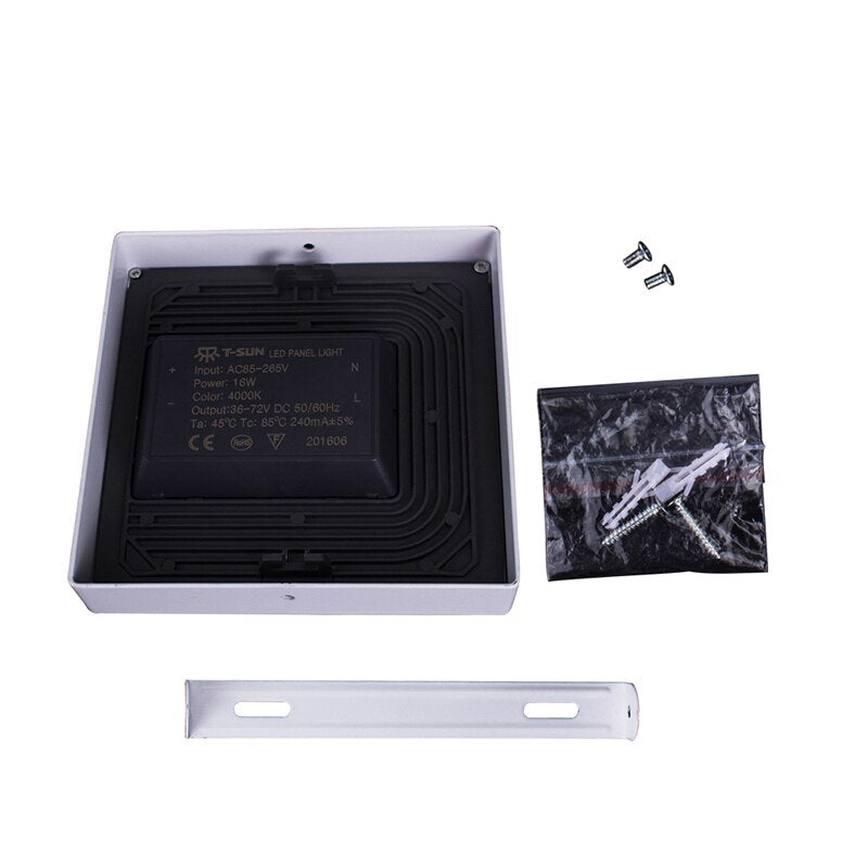 T SUNRISE Surface Recessed Mounted light LED Panel Light AC 85-265V Round/Square 8w/16w/24w/32w LED Downlight Indoor Light