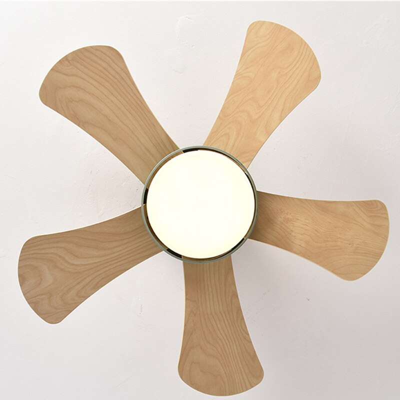 DC Silent Fan Ceiling Lamp Loft Fans With LED Light and Remote Modern Lamps for Living Room Hall Ventilator Lights Wood Lighting