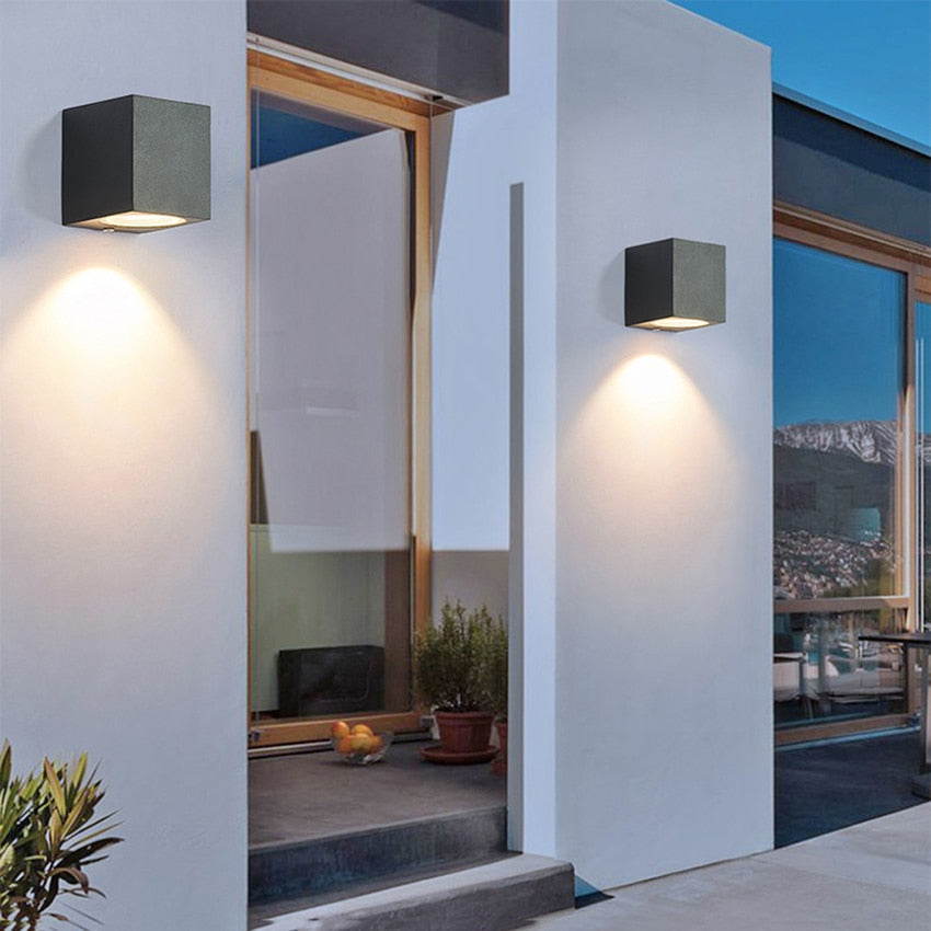 3W/6W LED Aluminum Wall Lamp Porch Light Wall Sconce Square Outdoor Waterproof Wall Light Garden Lights Modern wall lights BL33