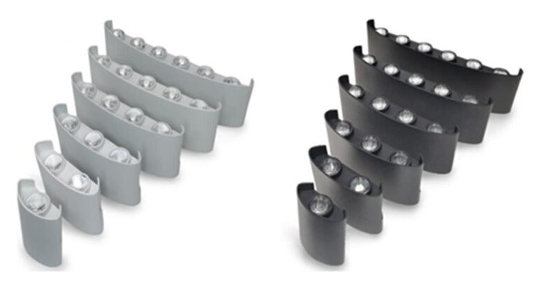 Indoor LED Wall Lamp Bedside Stair Night Light IP65 Waterproof Outdoor Sconce Balcony Wall Light Alluminium Body AC85-265V