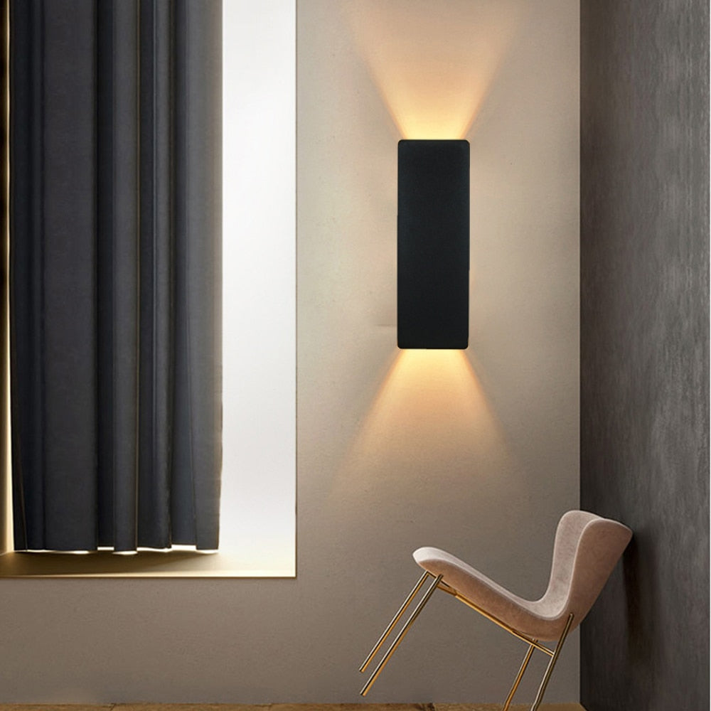 Modern Simple 6W LED Indoor Wall Lamp Bedroom Living Room Home Lighting Aisle Corridor Decoration Aluminum Wall Light AC85-265V