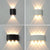 2W 4W 6W 8W 10W 12W  LED Wall Light Outdoor Waterproof Modern Nordic style Indoor Wall Lamps Living Room Porch Garden Lamp