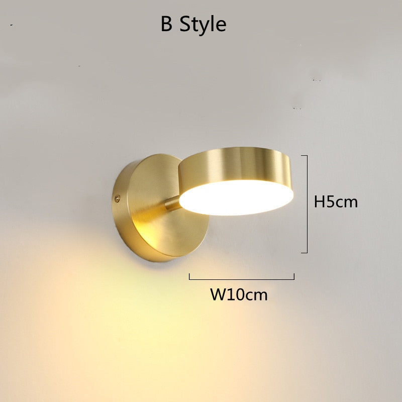 LED lampada Wall Light Project Led Indoor Lights Wall Lamps With Switch Dimming For Home Bedside Bedroom wall decor arts Sconce