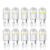 10pcs Car LED T10 W5W WY5W 168 194 501 LED Bulbs for Auto Interior Lights Map Dome Door Trunk Instrument Lamp 12V