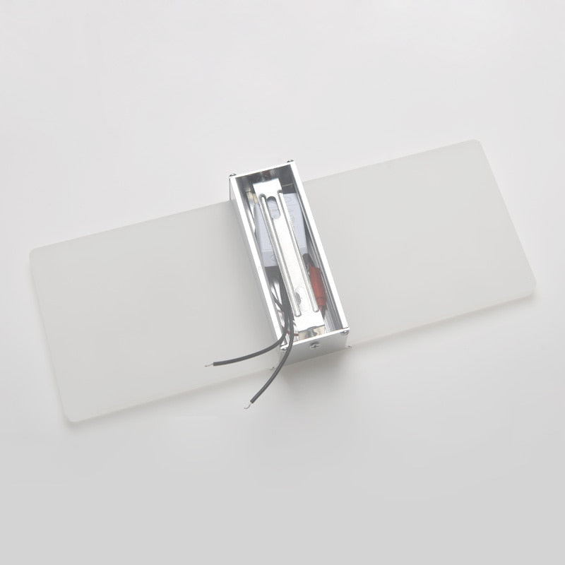 Mini 4/6/12/18W Led Acrylic Wall Lamp AC90-260V Long warm white Bedding Room Living Room Indoor wall lamp Bedroom Modern Simple