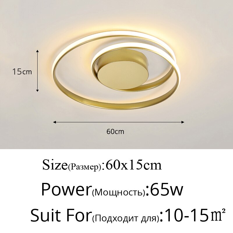 Modern Chandeliers LED Lamp For Living Room Bedroom Study Room White black color surface mounted lights Lamp Deco AC85-265V