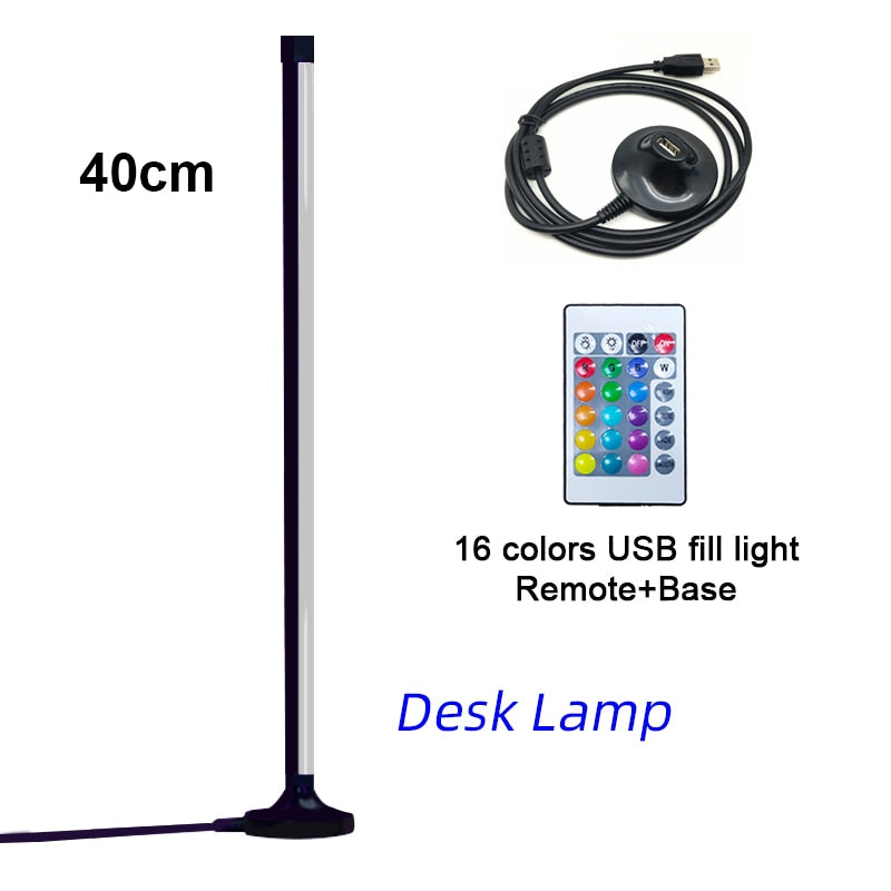 LED Floor Lamp Bedroom Stand Light RGB Floor Lampshade Living Rom Decor Indoor Standing Lamp For Home Decoration
