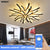 Acrylic New Modern LED Ceiling Lights Living Dining Room Kitchen Bedroom Indoor Lamps Lighting Fixtures With Remote AC 90-260V