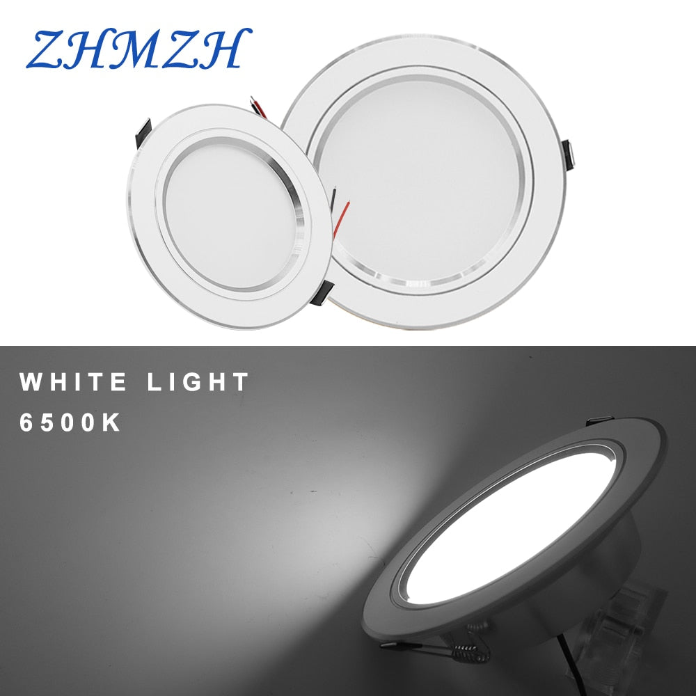 5W 9W 12W 15W 18W White/Warm white LED Spot Lighting Led Bulb For Bedroom Kitchen Diningroom LED Downlight Round Recessed