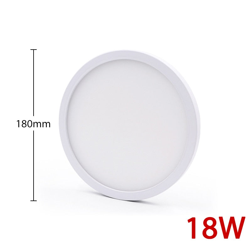 lampada LED Circular Panel Light 6W 9W 13W 18W 24W Surface Mounted led ceiling light AC 85-265V led lamp for Home Decoration