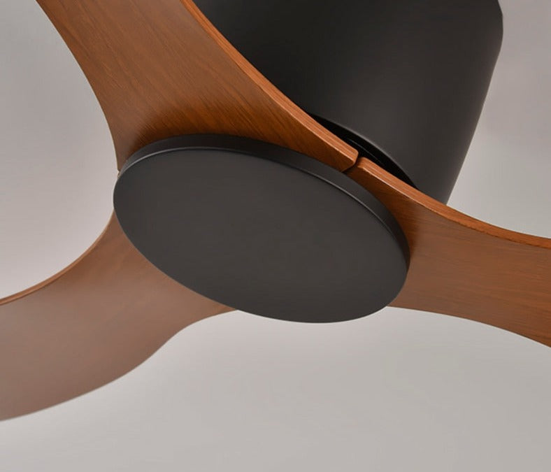 Modern Black White Low Floor DC Motor 30W Ceiling Fans With Remote Control Simple Ceiling Fan Without Light Home Fan 220V