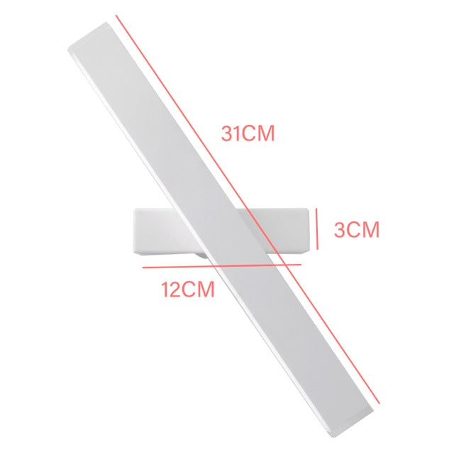 Nordic simple Wooden LED Wall Lamp Modern Adjustable Lighting bar restaurant Living room Porch Wall Lamps Corridor decor