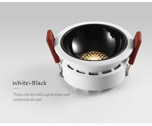 Honeycomb Led Lights Lamp Recessed Ceiling Led Downlight Simple Anti-glare Non Flicker Led Spot Lighting For Foyer Kitchen Hotel