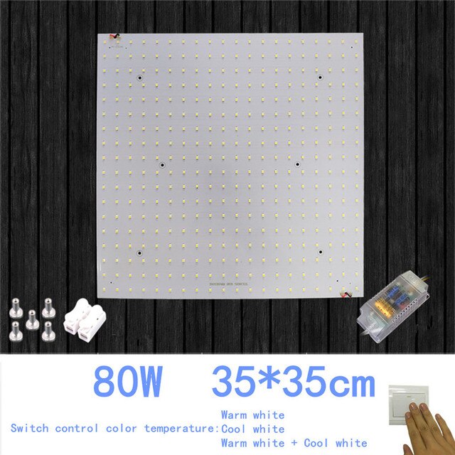 Hot Sale 5W-80W LED Panel Downlight SMD2835 surface mounted LED luminares Aluminum Board Warm White Nature White Lamp AC185-265V