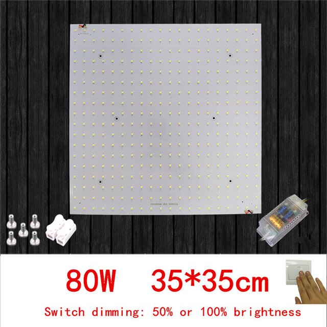 Hot Sale 5W-80W LED Panel Downlight SMD2835 surface mounted LED luminares Aluminum Board Warm White Nature White Lamp AC185-265V