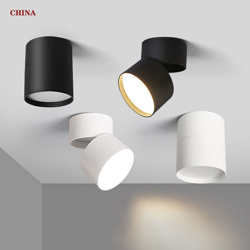 LED Downlight Ceiling Spot lights for Living Lamp 7w 12w 15w Ceiling Lighting For Kitchen Bathroom light Surface mounted