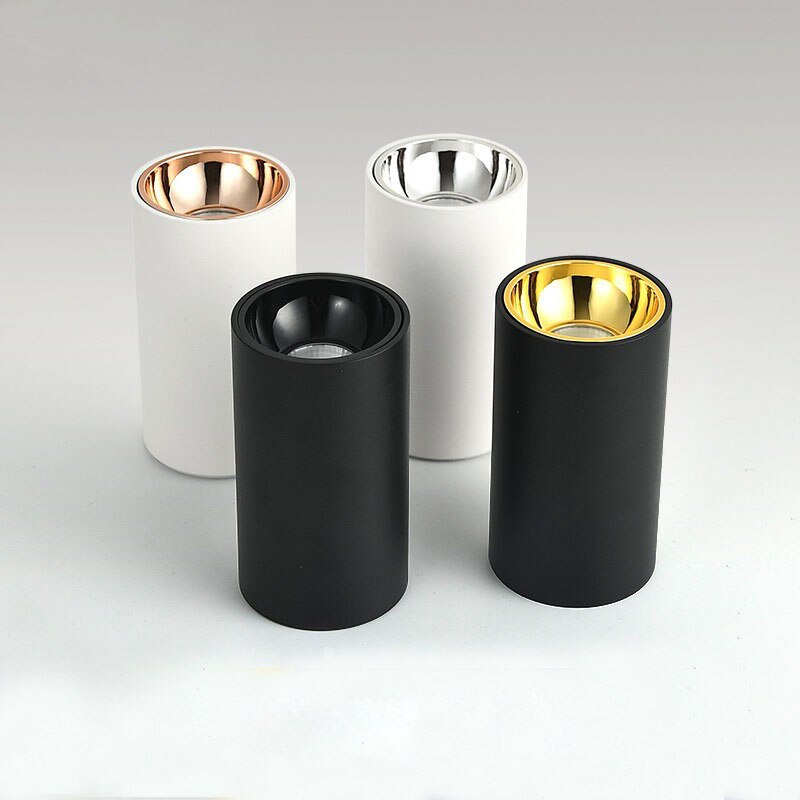 LED Round COB Ceiling Downlight 5W 7W 10W 12W 15W 20W 85-265V Warm / Cold White Surface Mounted Home Lighting