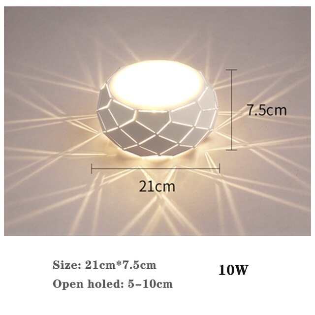 LED downlight 5W 10W aisle light corridor light creative porch light entrance hall light porch light shape light