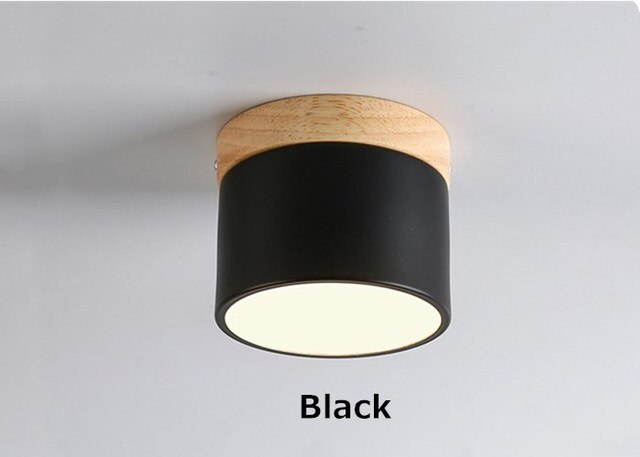 Led Ceiling Lamp Surface Mounted Ceiling Led Downlight Macaron Colorful Lights Dimmable 5W 7W 15W AC110V 220V For Bedroom Foyer