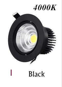 Led Downlight Dimmable lamp 3w 5w 7W 12w 15w 20w 30w 40w cob led spot AC 110V 220V ceiling recessed downlights round panel light