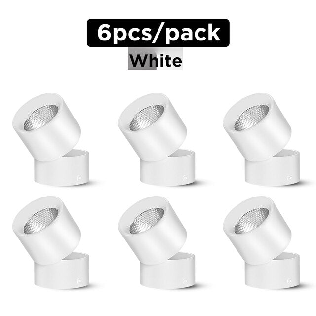 Led Downlights Foldable 220V Spot Down Light Lamp 7W 10W 15W 40W Led Indoor Lighting For Home Kitchen Bedroom Surface Mounted