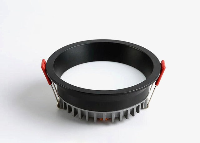 Recessed Anti Glare Dimmable LED Downlights 9W/12W/15W/18W LED Ceiling Spot Lights AC110~240V Background Lamps Indoor Lighting