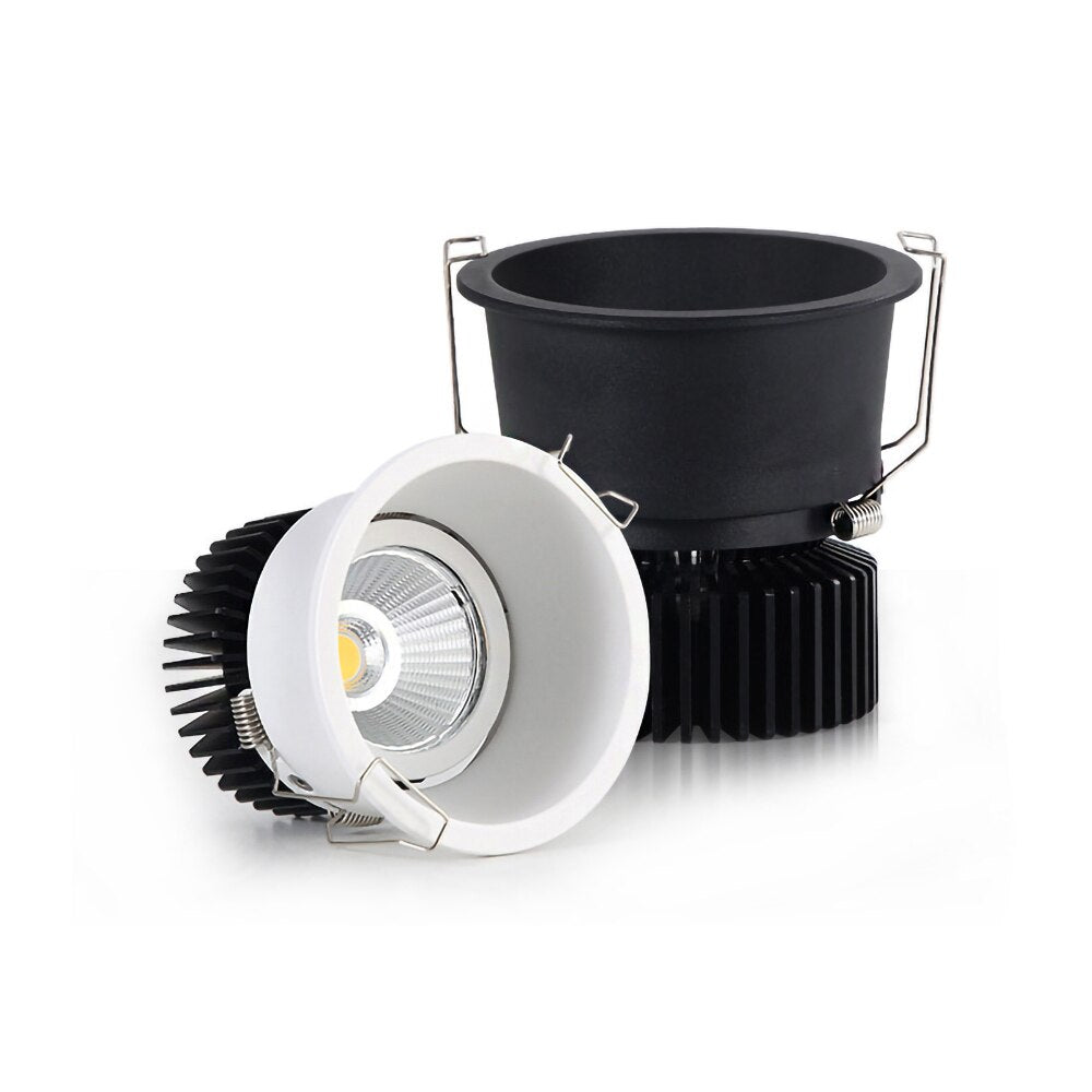 Recessed Dimmable Anti-Glare LED Downlight 20W 18W 15W 12W 10W 7W 5W 220V 110V Bulb Spotlights Bedroom Indoor Spot Lighting