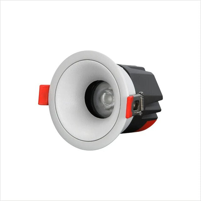 Recessed LED Downlight 5W-24W Lamp COB Dimmable Spotlight CRI92 LED Ceiling Lights 110V-240V with LED Driver For Indoor lighting