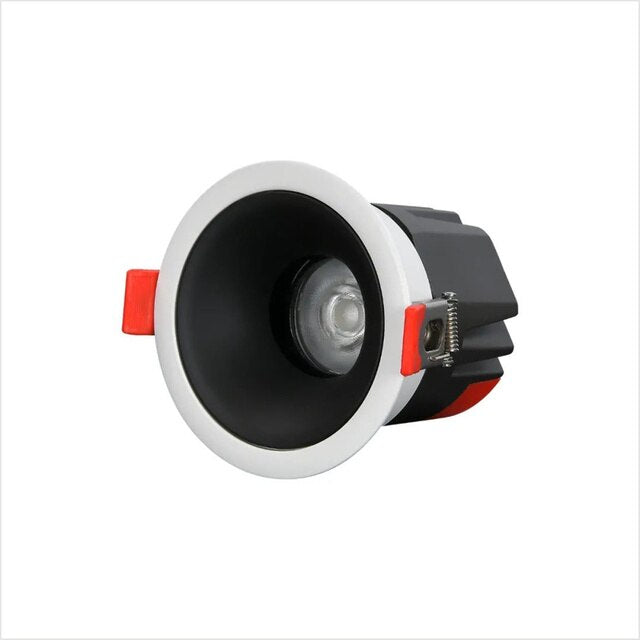 Recessed LED Downlight 5W-24W Lamp COB Dimmable Spotlight CRI92 LED Ceiling Lights 110V-240V with LED Driver For Indoor lighting