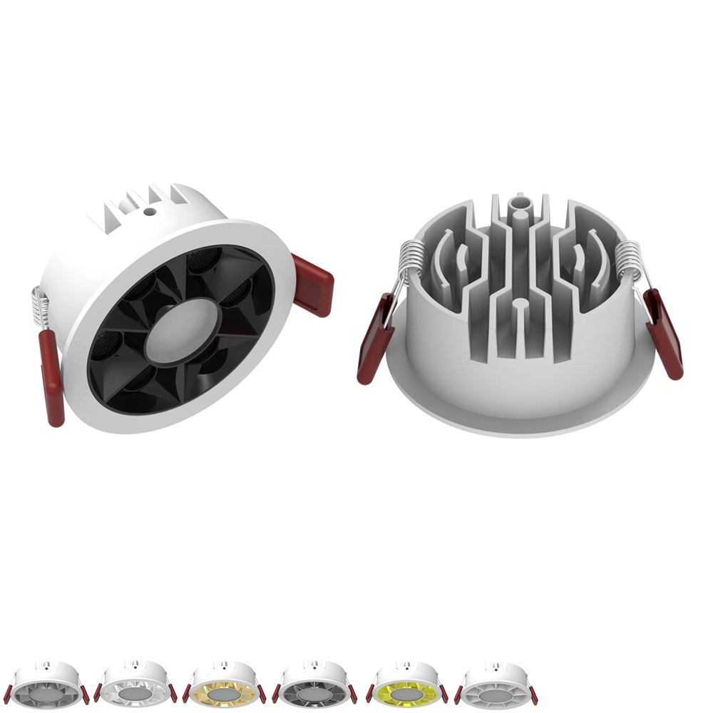 Recessed Osram SMD 2835 LED Downlight 10W 18W 30W 40W Round Ceiling Grid Light 24° Spotlight for Home and Commercial Lighting