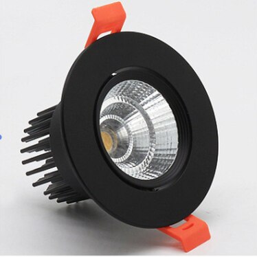 Round Dimmable Recessed LED Downlights 5W 7W 9W 12W 15W 18W COB LED Ceiling Lamp Spot Lights AC110-220V LED Lamp