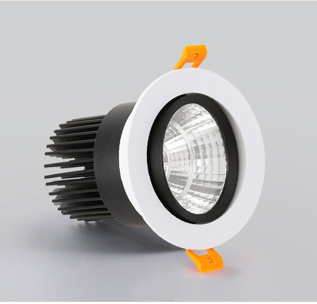 Round LED Recessed Spot COB Downlight 5W 7W 9W 85-265V 12W 15W 18W 20W Dimmable Indoor ceiling lighting