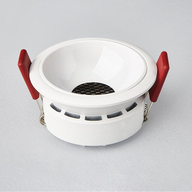 Round Stylish Anti Glare Dimmable Ceiling Recessed LED Downlight 7W 9W 12W 15W 18W 25W LED Ceiling Spot Light Pic Background