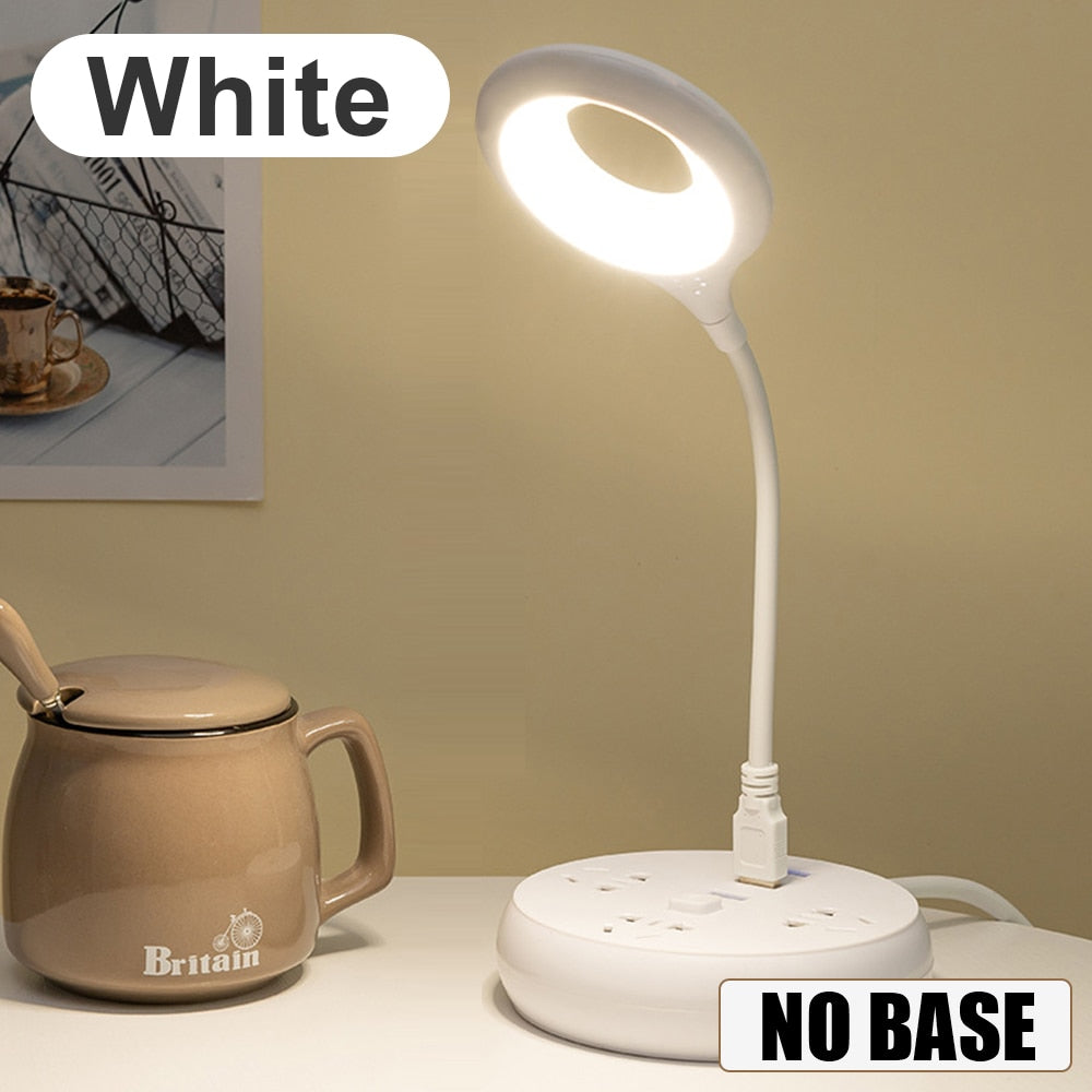 LED Table Lamp Portable Night Light Lamp Freely Foldable Desk Lamp USB Reading Talbe Lamp Eye Protection Saving Energy Desk Lamp