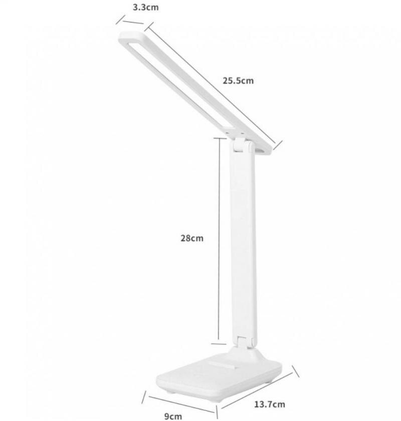XIAOMI Led Desk Lamp 3 Color Dimmable Touch Foldable Table Lamp Bedside Reading Dormitory Eye Protection USB ReChargeable Light