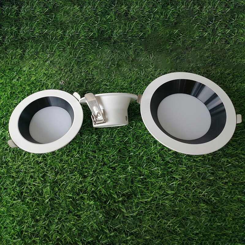 Recessed Anti-glare LED Downlight 5W7W9W12W15W18W Dimmable AC85-265V Ceiling Lamp Spot Light Home Living Room Bedroom Lighting
