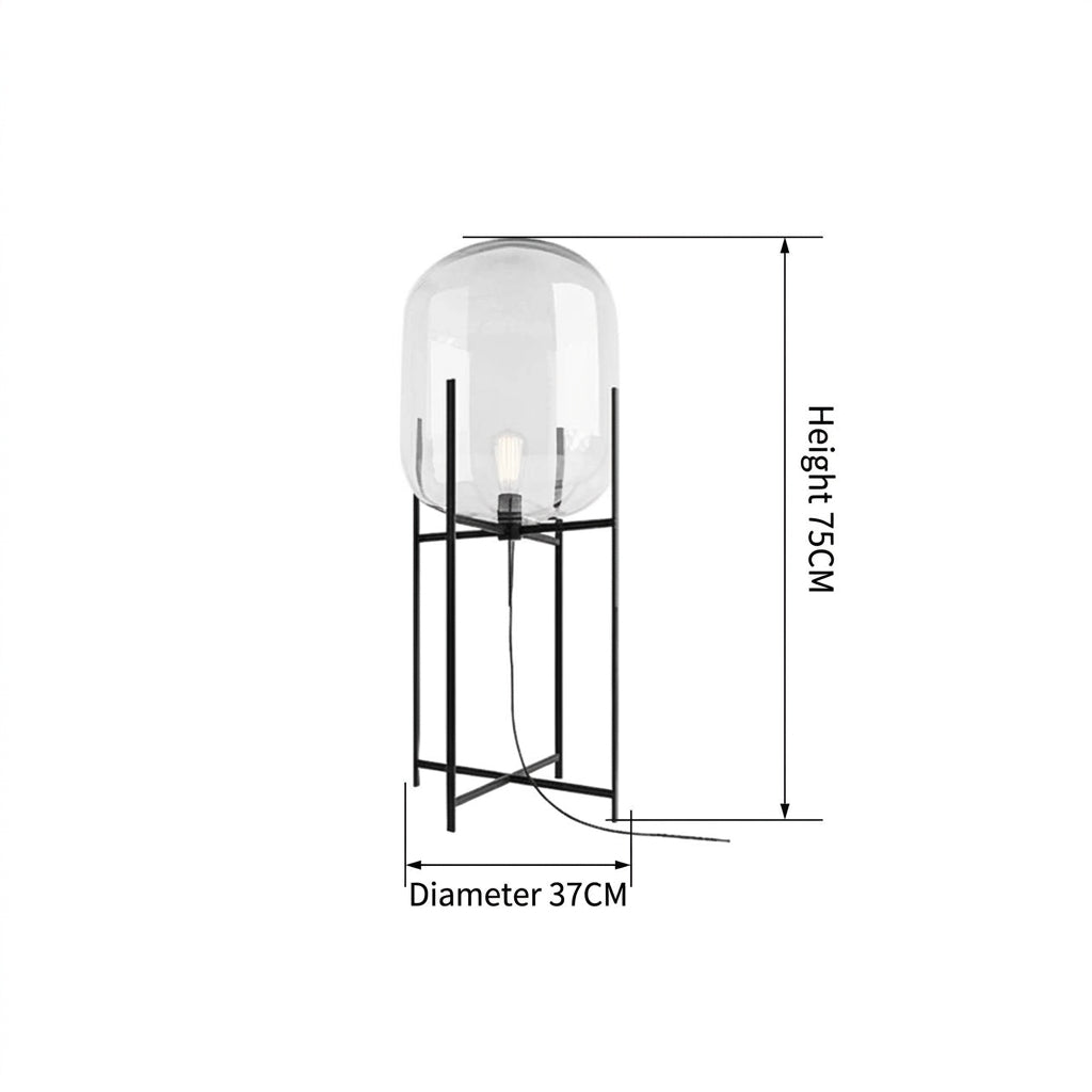 Modern Fashion Nordic LED Glass Desk Lamp Floor Lamp For Living Room Country House Bar Hotel Bedroom Lighting