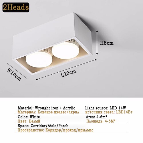 Modern Small LED Ceiling Light Aisle Ceiling Lamp Indoor Lighting Fixtures Bedroom Living Room Hallway Balcony Aisle Office Lamp